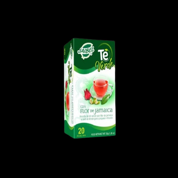 TE JAIBEL 20U VERDE CON FLOR DE JAMAICA